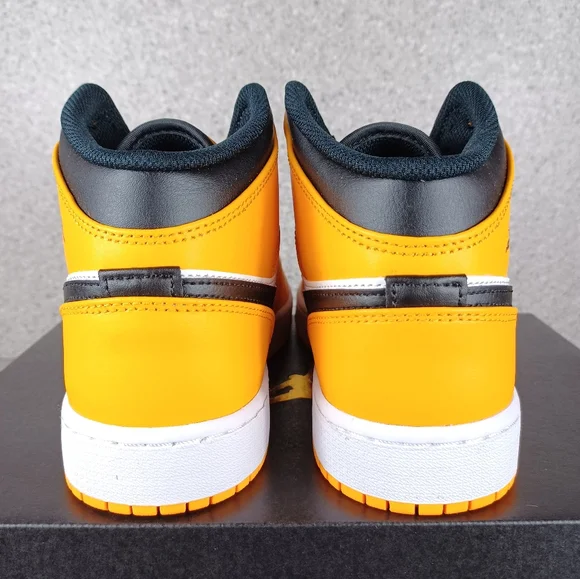 Nike Air Jordan 1 Mid Taxi Sneakers Shoes - Picture 7 of 12
